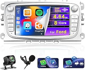 2 64G] Hikity Autoradio Android Carplay Wireless voor