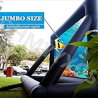Vista 3 de Large Blow up Screens Projection,Inflatable Movie Projector Screen, Indoor Outdoor Projector Screen,for Front and Rear Projection Home Theater