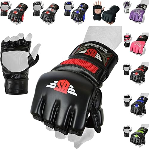 Guantes de MMA, guantes de kickboxing UFC, guantes de entrenamiento de MMA, equipo de entrenamiento de artes marciales mixtas, guantes de