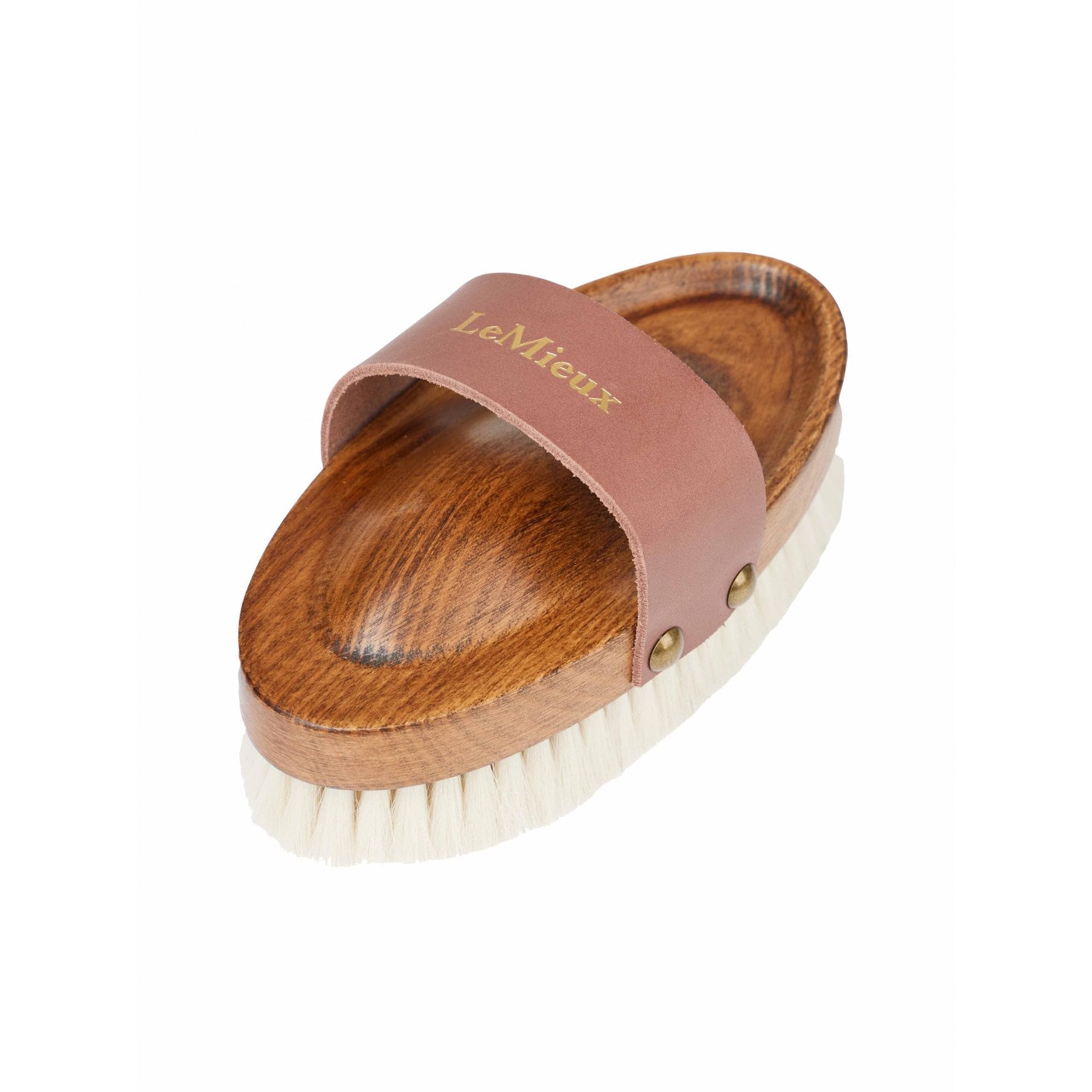 LeMieux Artisan - Cepillo de pelo de cabra, color marrón