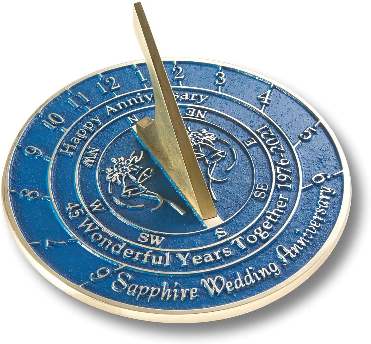 NauticalMart Sapphire Wedding Anniversary Sundial Gift