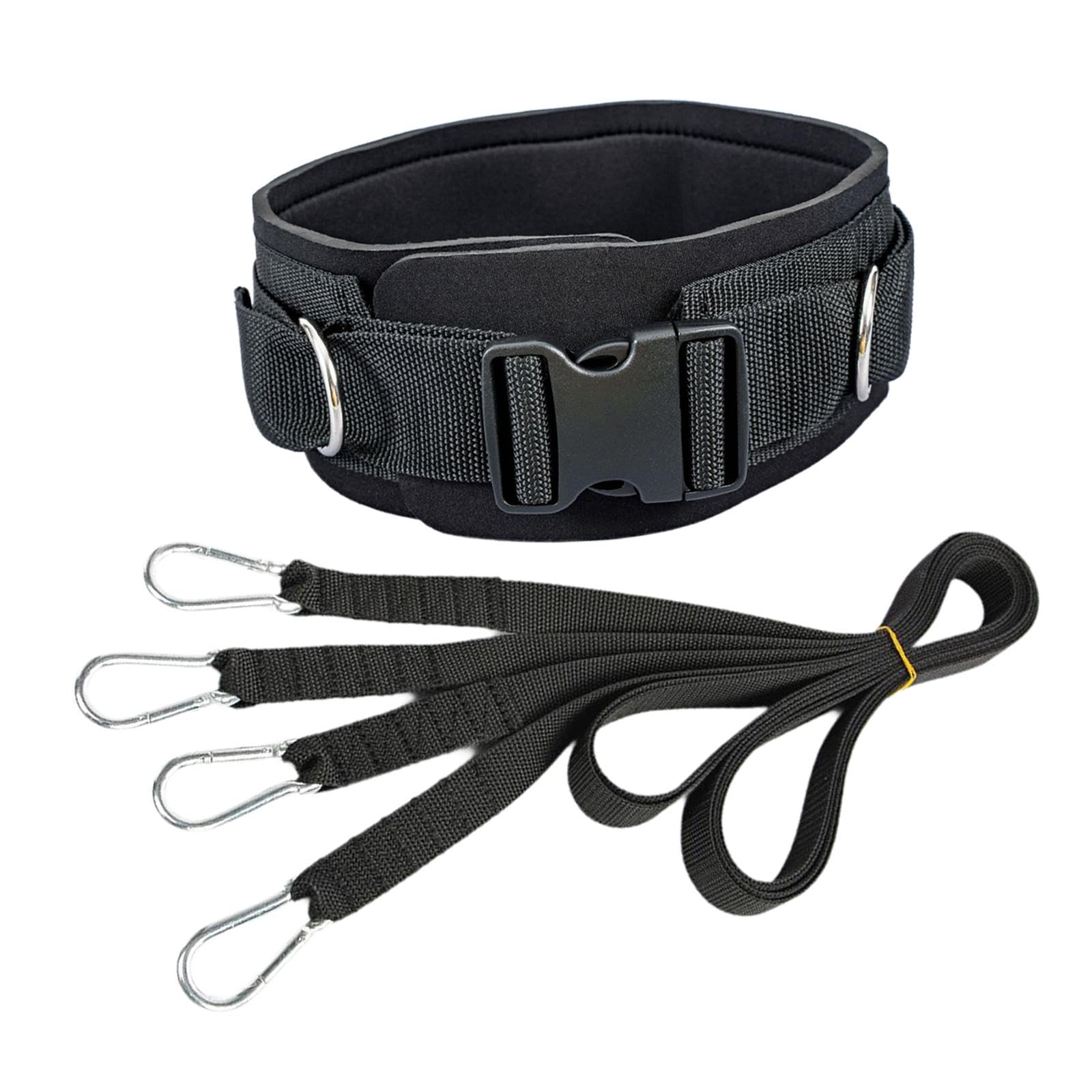CALANDIS™ Sled Pull Ss Lightweight Sled Trainer Pull Leash for Fitness Home Indoor Waist Belt | Resistance Trainers | Fitness Equipment & Gear | Fitness, Running & Yoga-image-0