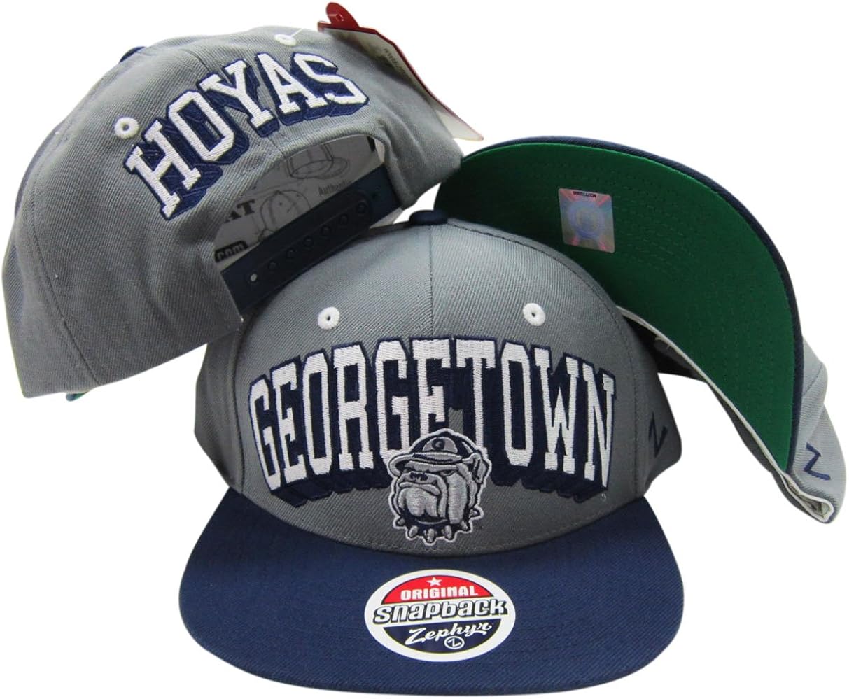 Hoyas Grey/Navy Two Tone Snapback Adjustable