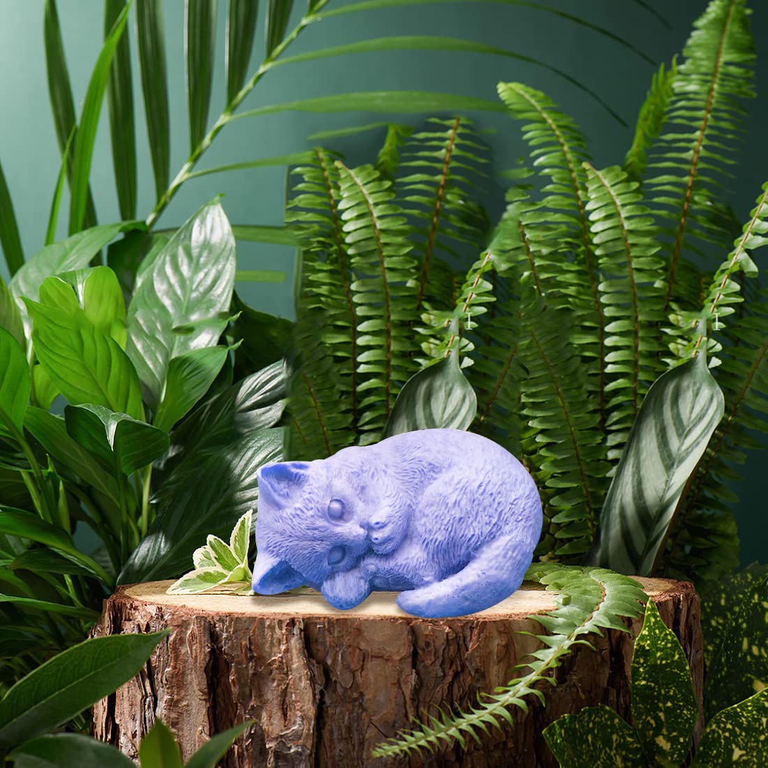 Moule À Bougie En Forme D'Ours Assis En Résine Époxy Et Silicone