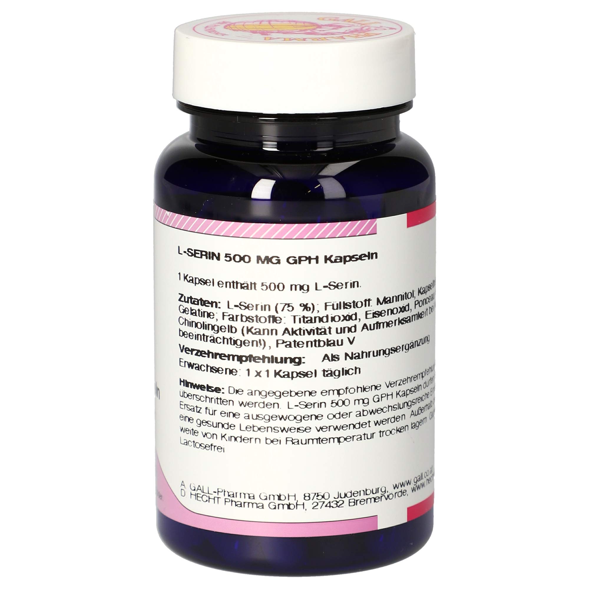Gall Pharma L-Serin 500 mg GPH Kapseln, 60 Kapseln