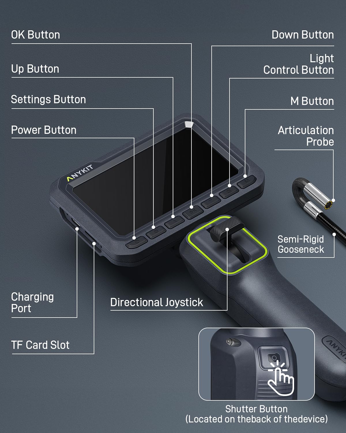 Anykit Borescope - Inspect Tight Spaces -8