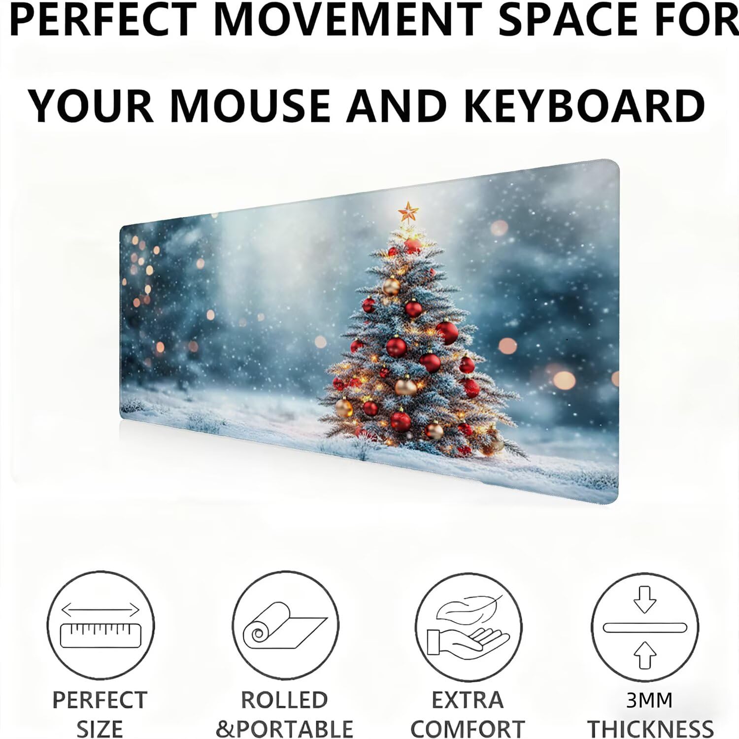 Podkładka pod mysz, podkładka pod mysz XXL 1200 x 600 podkładka pod mysz dla graczy, wodoodporna gumowa podstawa, duża podkładka pod mysz do gier na biurko wodoodporna antypoślizgowa podkładka pod