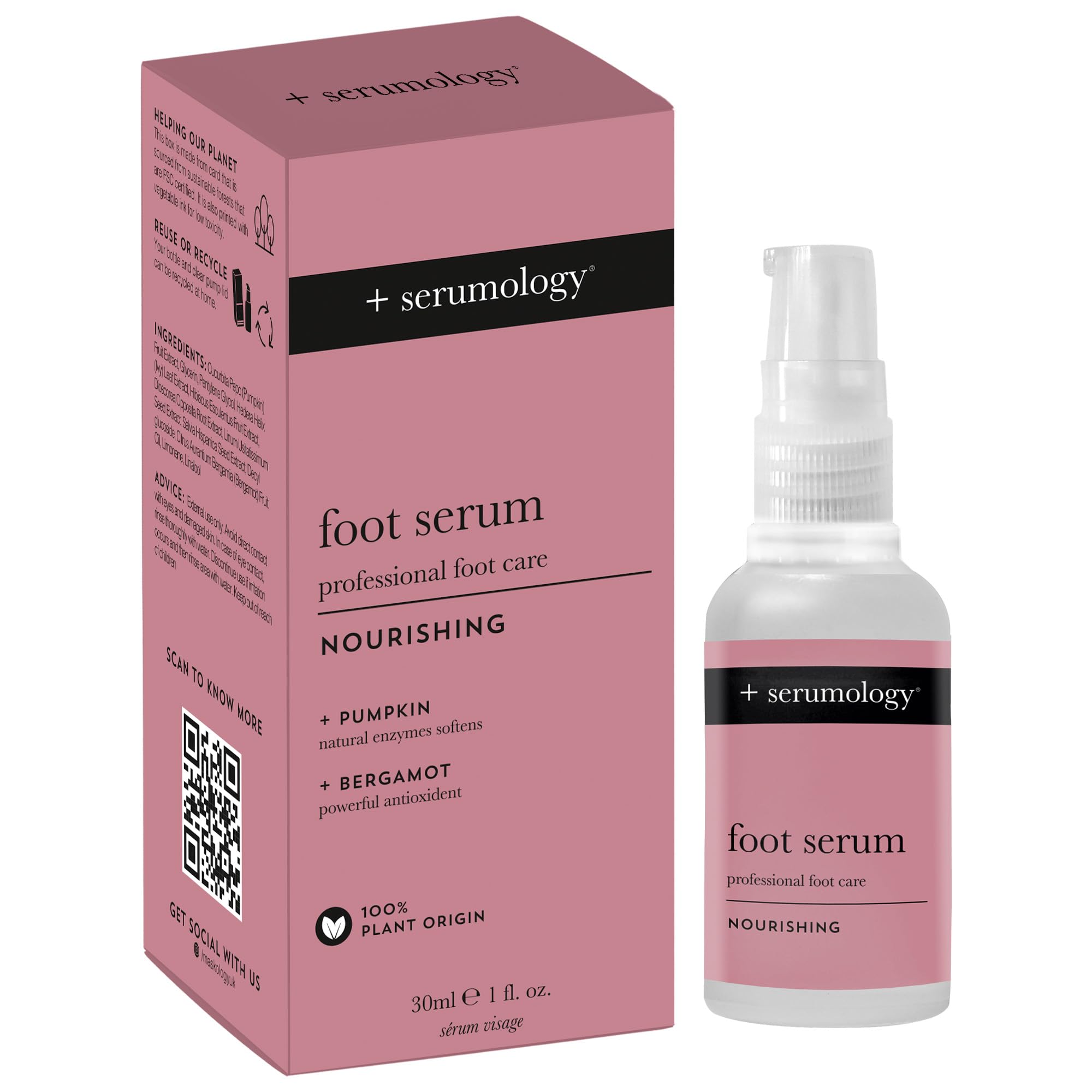 Serumology Foot Serum Professional Care 30ml 30 ml (Pack of 1), Clear