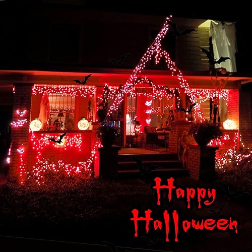 Miniatura 6 de JMEXSUSS 200 LED/ 500 luces LED rojas de Halloween