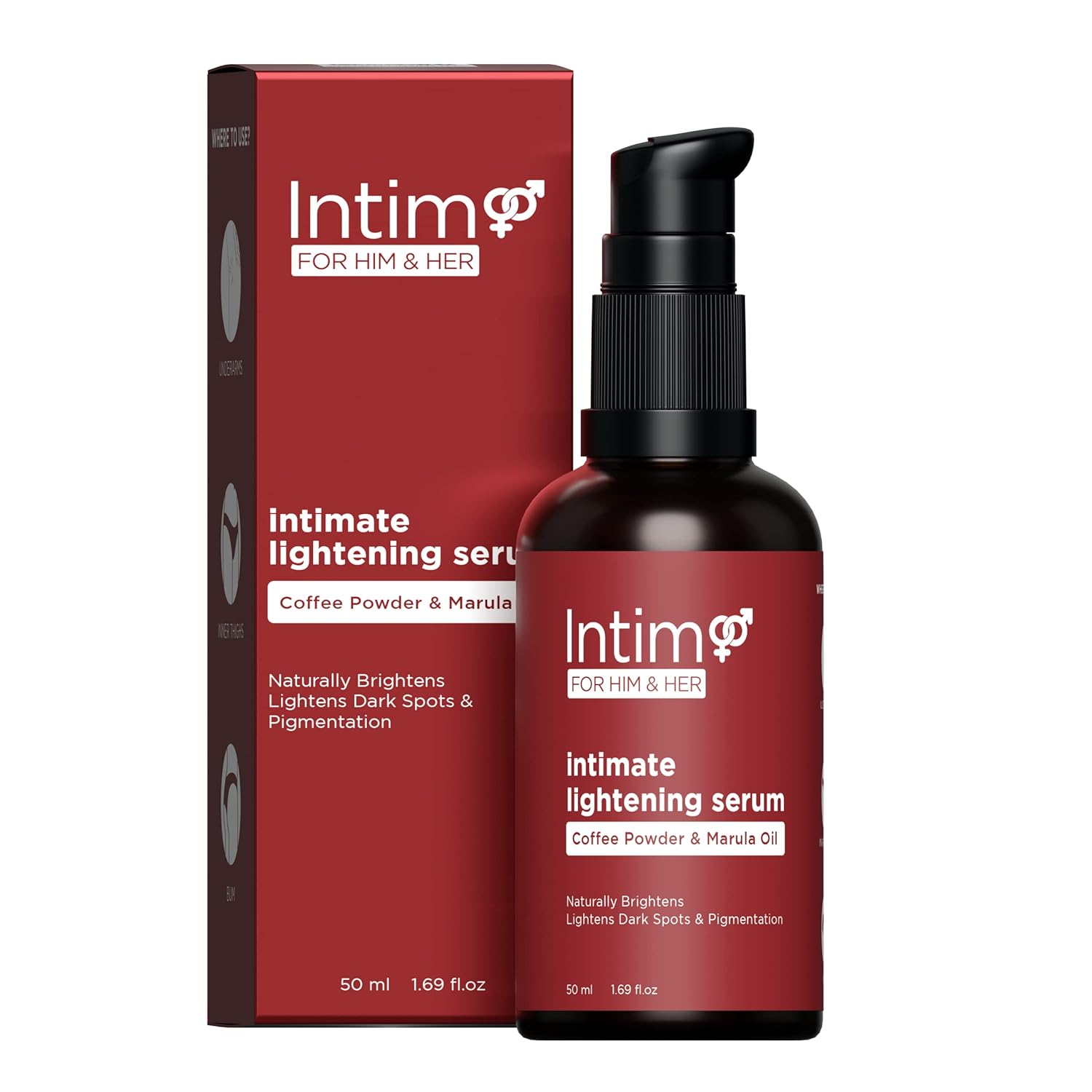 The Man Company Intimo Intimate Lightening Serum For Him & Her 50Ml