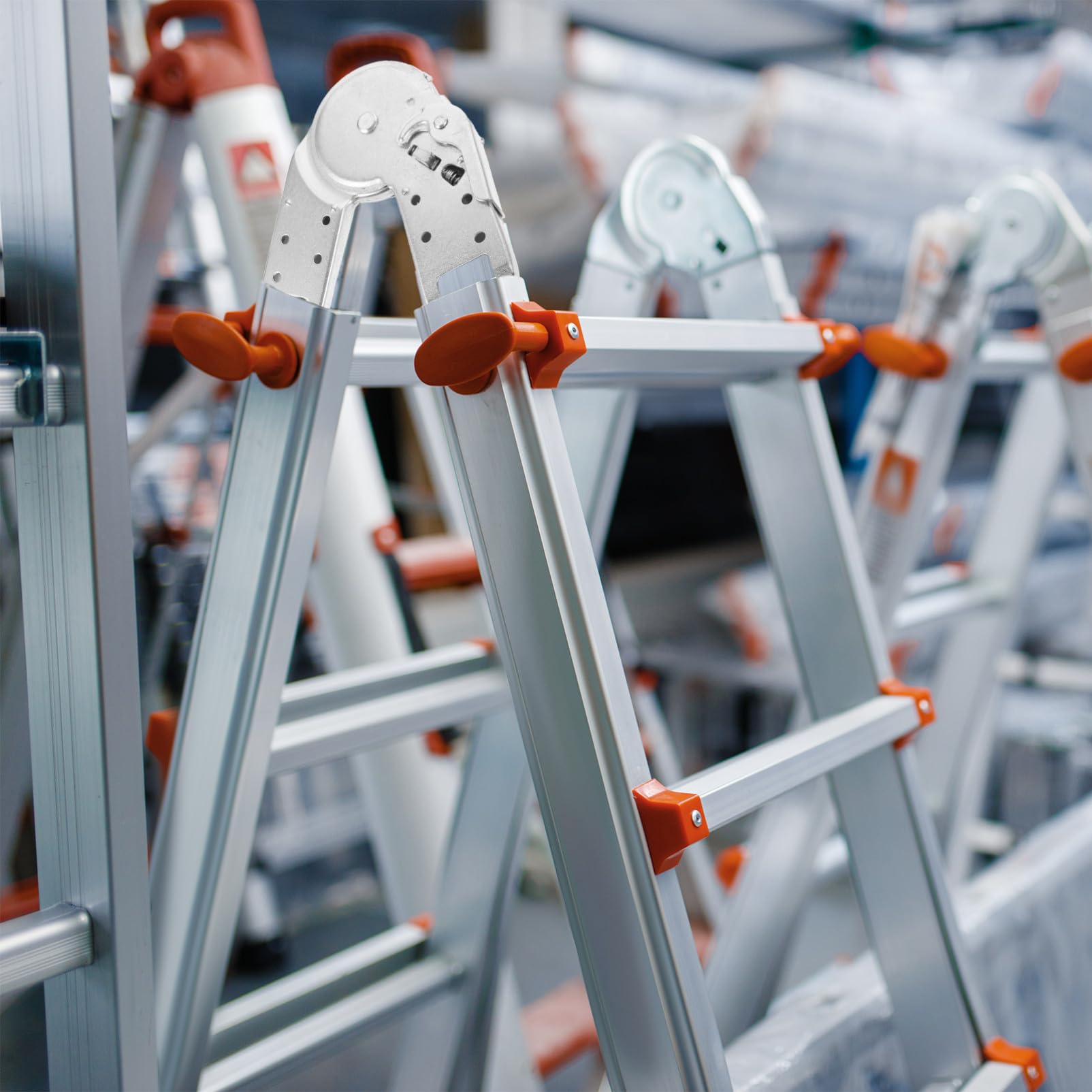 Bisagra de Escalera de Mano de Aluminio Reforzado Coner de Unión Multifuncal para Escaleras Plegables Accesorio Resistente para Reparación Doméstica Kit