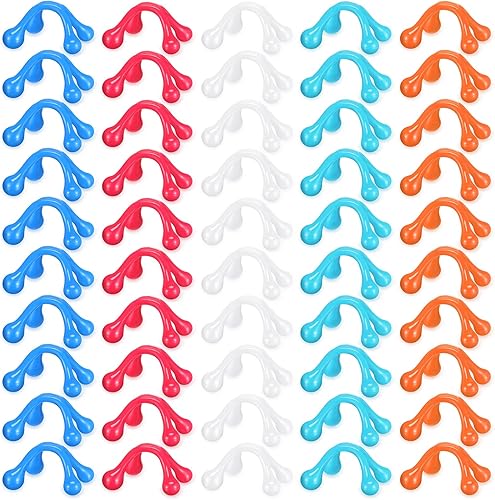 Miniatura 1 de Paquete de 50 herramientas de masaje de cuatro puntos de Navidad para empleados, regalo de elefante blanco, perillas de masaje de 4 patas,