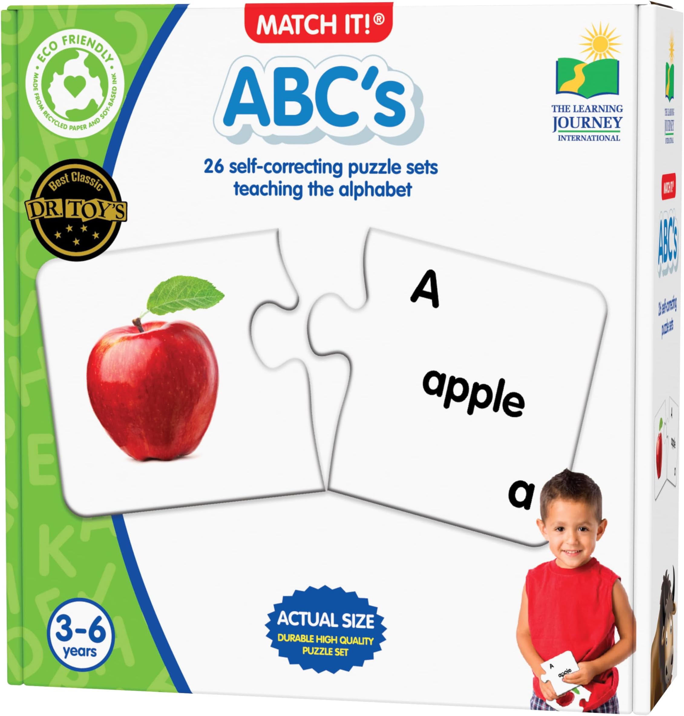 The Learning Journey Match It! - ABCs - Phonics and Pre-Read