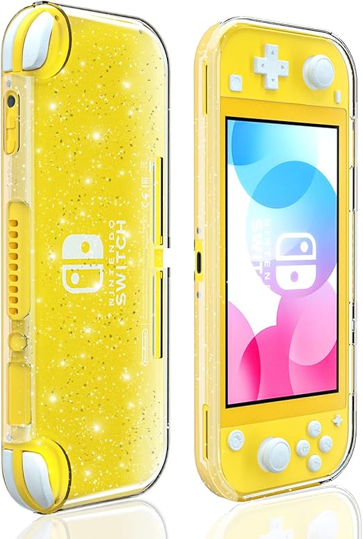 Amazon Com Crystal Glitter Case For Nintendo Switch Lite Clear Shiny Sparkly Tpu Cover For Switch Lite Video Games Amazon Com Crystal Glitter Case For Nintendo Switch Lite Clear Shiny Sparkly Tpu Cover For Switch Lite Video Games