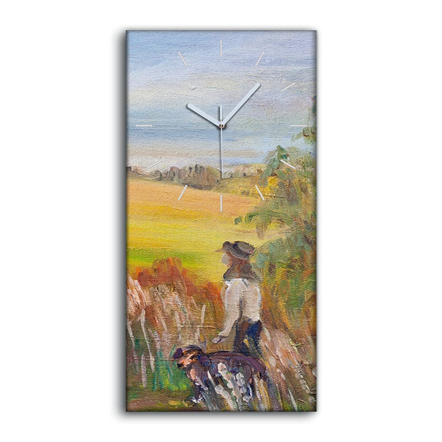 Horloge sur Toile sans Tic-Tac pour Chambre Sommeil Calme Nature