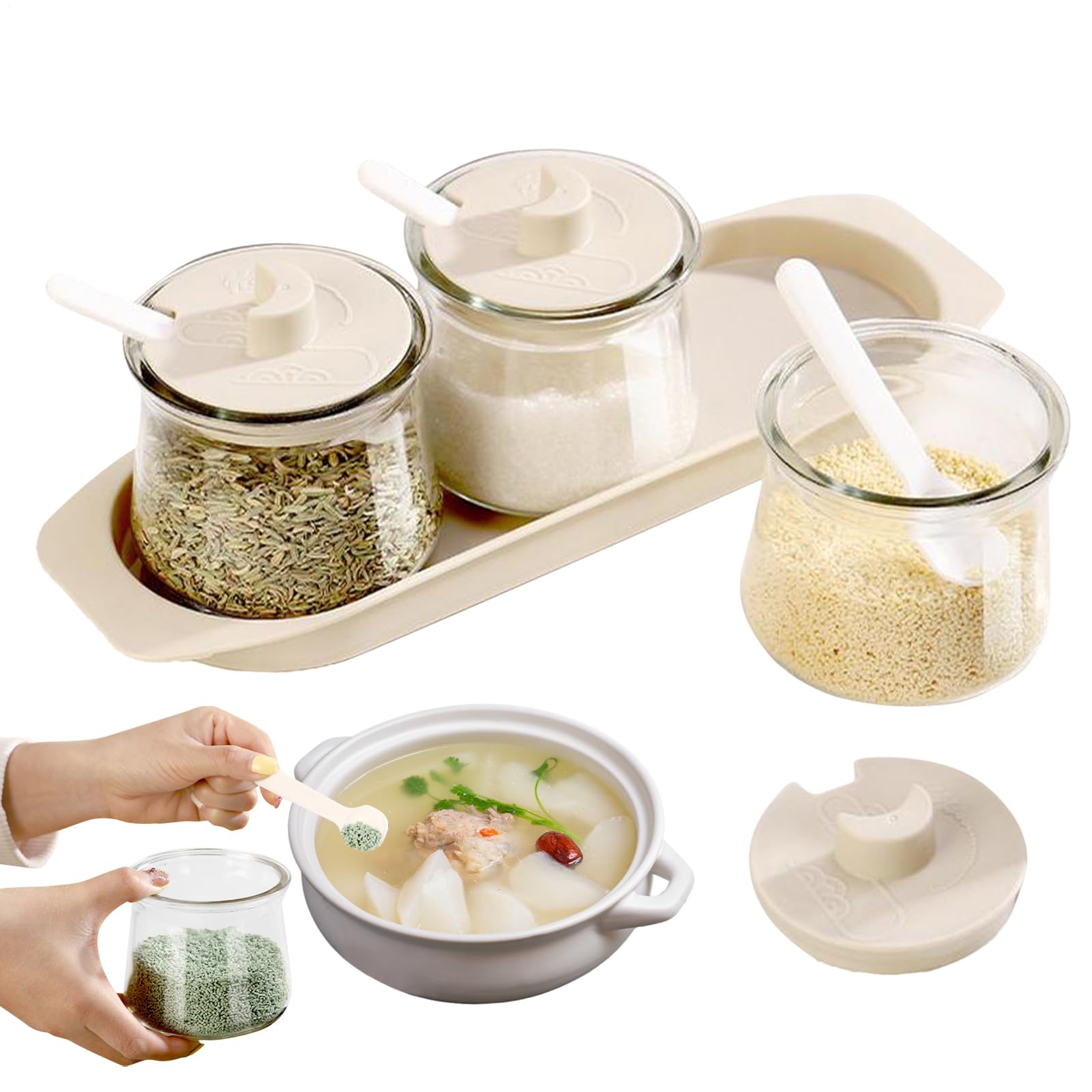 Solution de stockage airtight polyvalente pour vos épices de cuisine