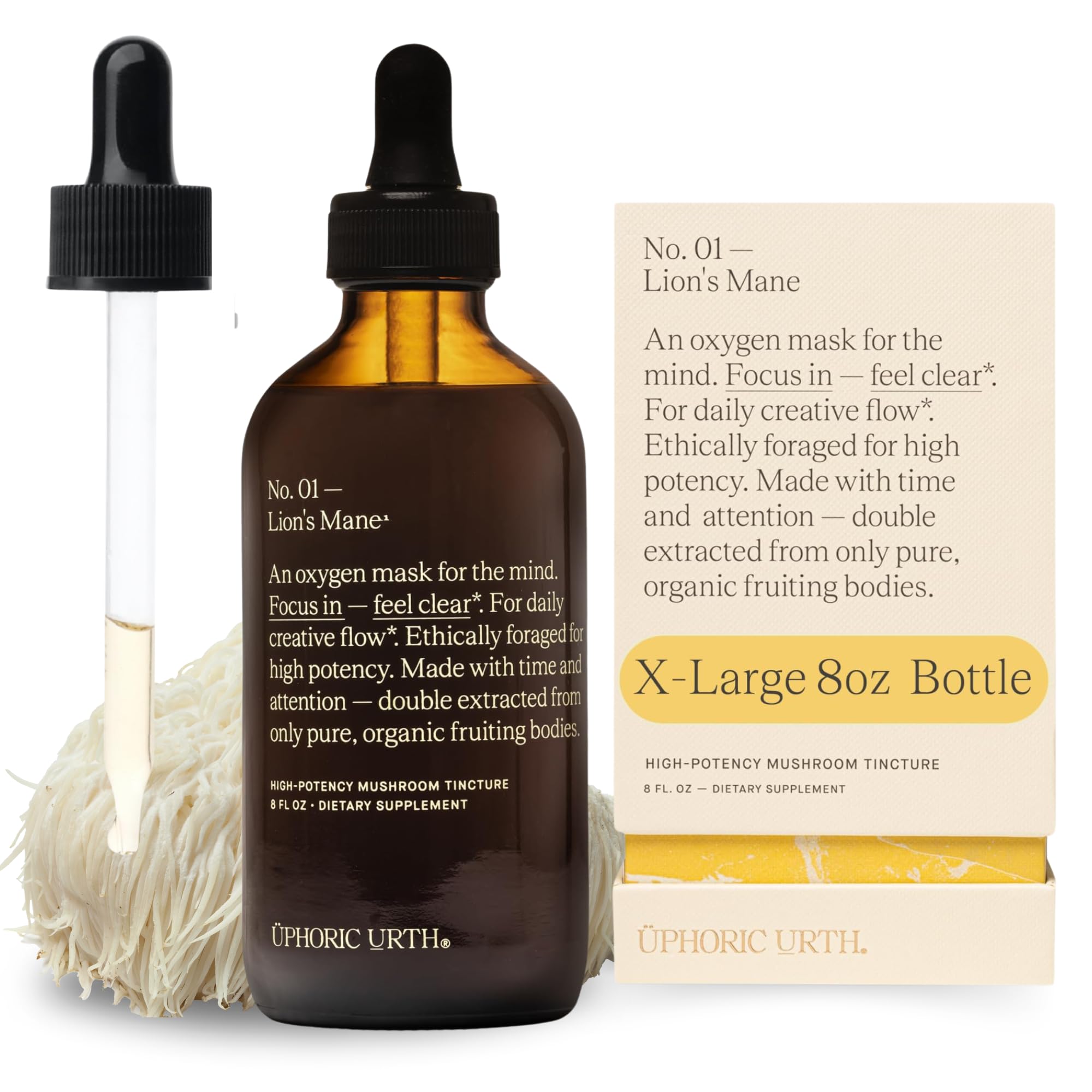 Mushroom Extract Tincture (8oz) (Lion's Mane)