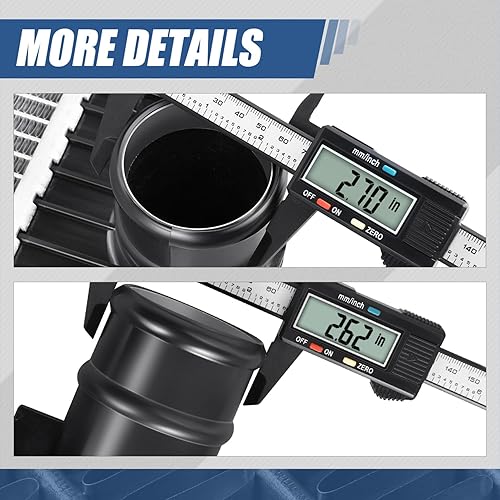 Miniatura 6 de Auto Dynasty Radiador compatible con 2008-2015 Peterbilt 367 365 388 389 387 385 Kenworth W900, radiador de enfriamiento de 2 filas estilo fábrica,