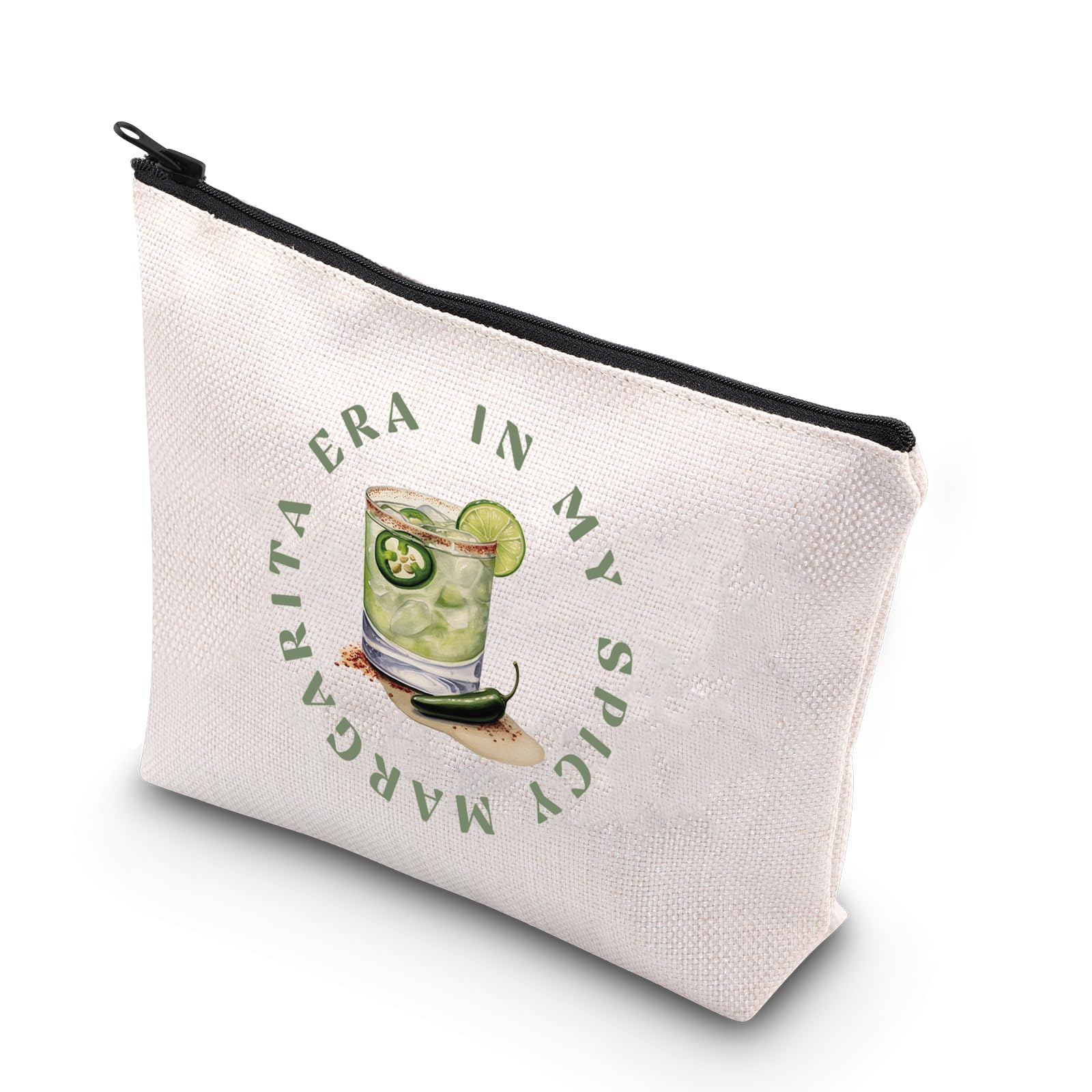 FOTAPTequila Gift in My Margarita Era Makeup Bag - Spicy Marg Gifts for Cocktail Lovers (My Spicy Bag UK)