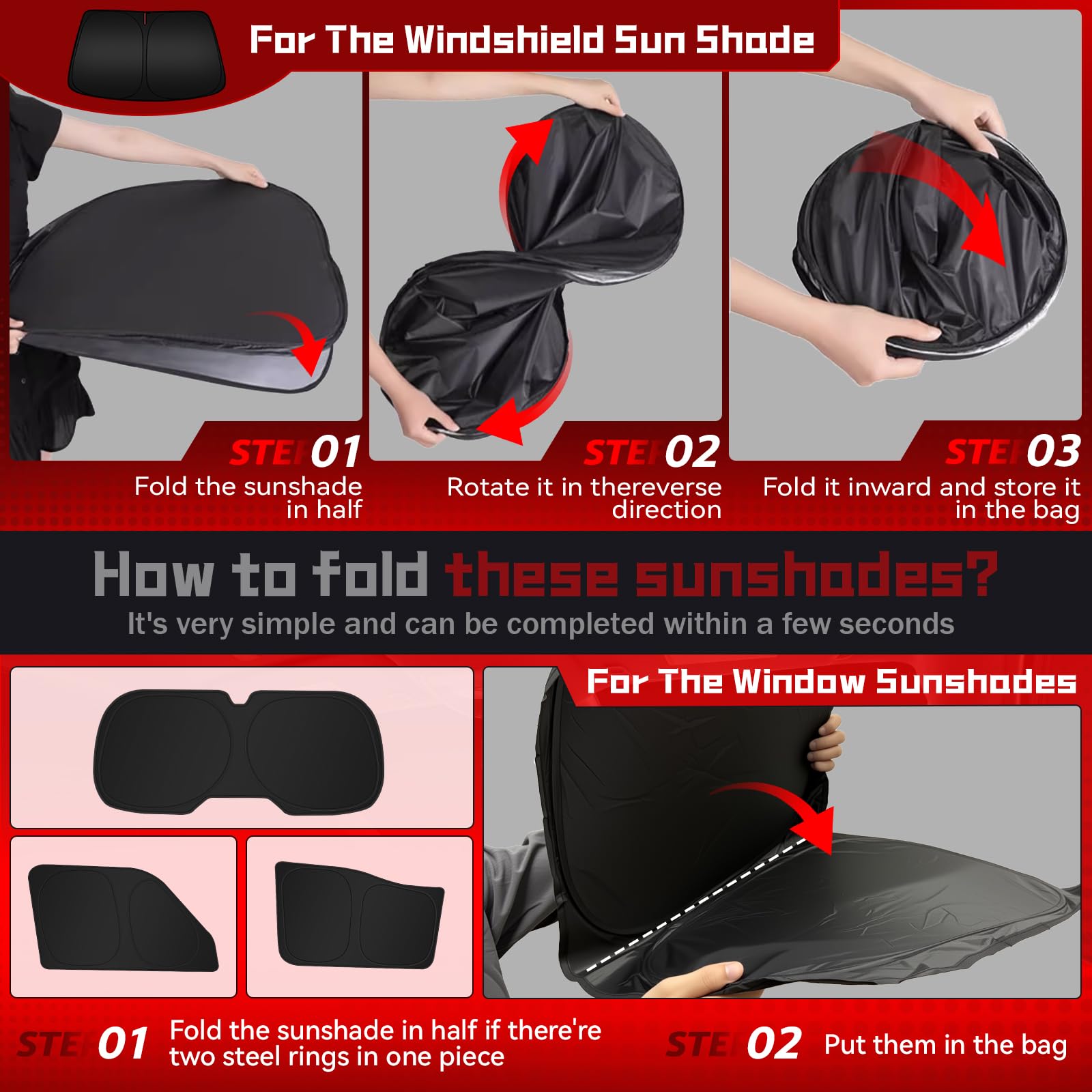 ARISMOTOR Car Window Shades For Toyota Land Cruiser Prado 250 - View #8