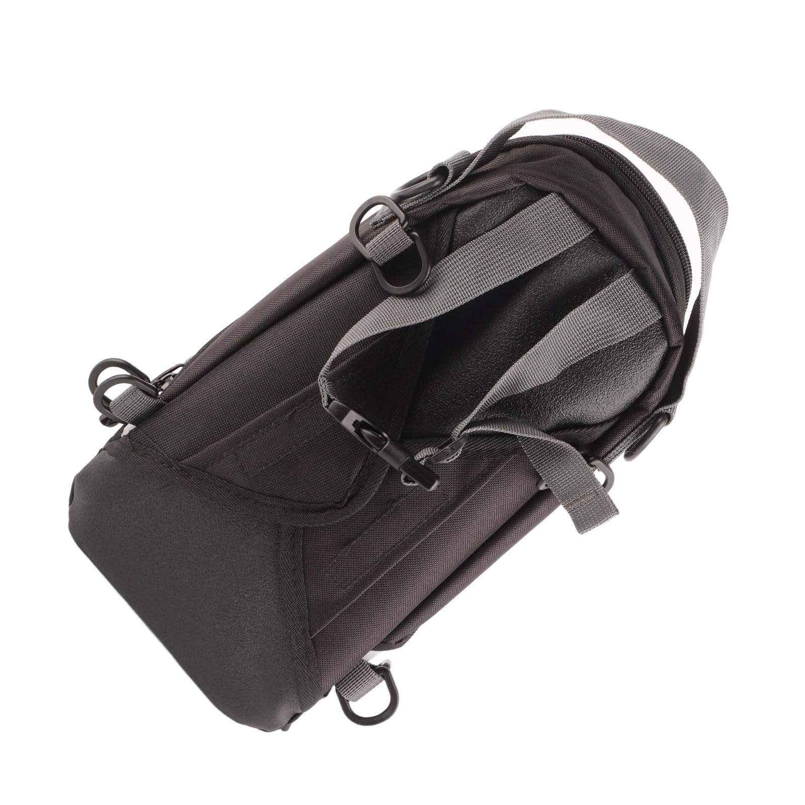 SIXRUN Motorrad Magnet Tanktasche 4.5L Oxford Tankrucksack mit Durchsichtiger Handytasche und Regenabdeckung für wasserdichte Aufbewahrung und Navigation (Rot)