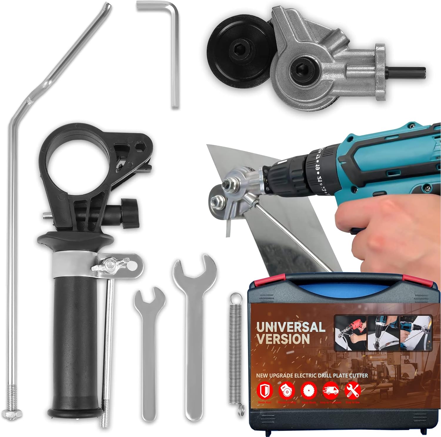 Metal Nibbler Drill Attachment, Electric Drill Shears, Electric Drill