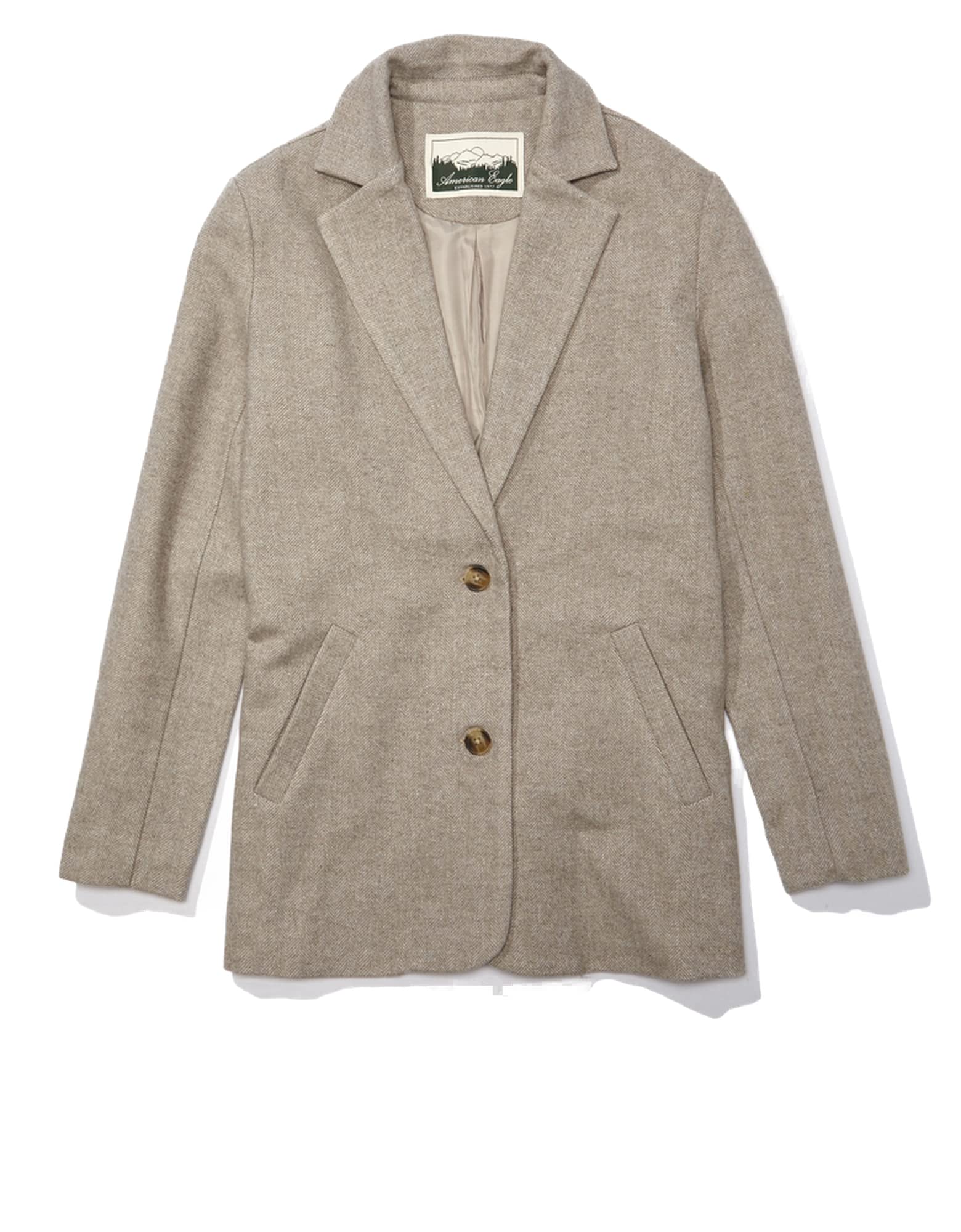 American EagleWomen Herringbone Blazer