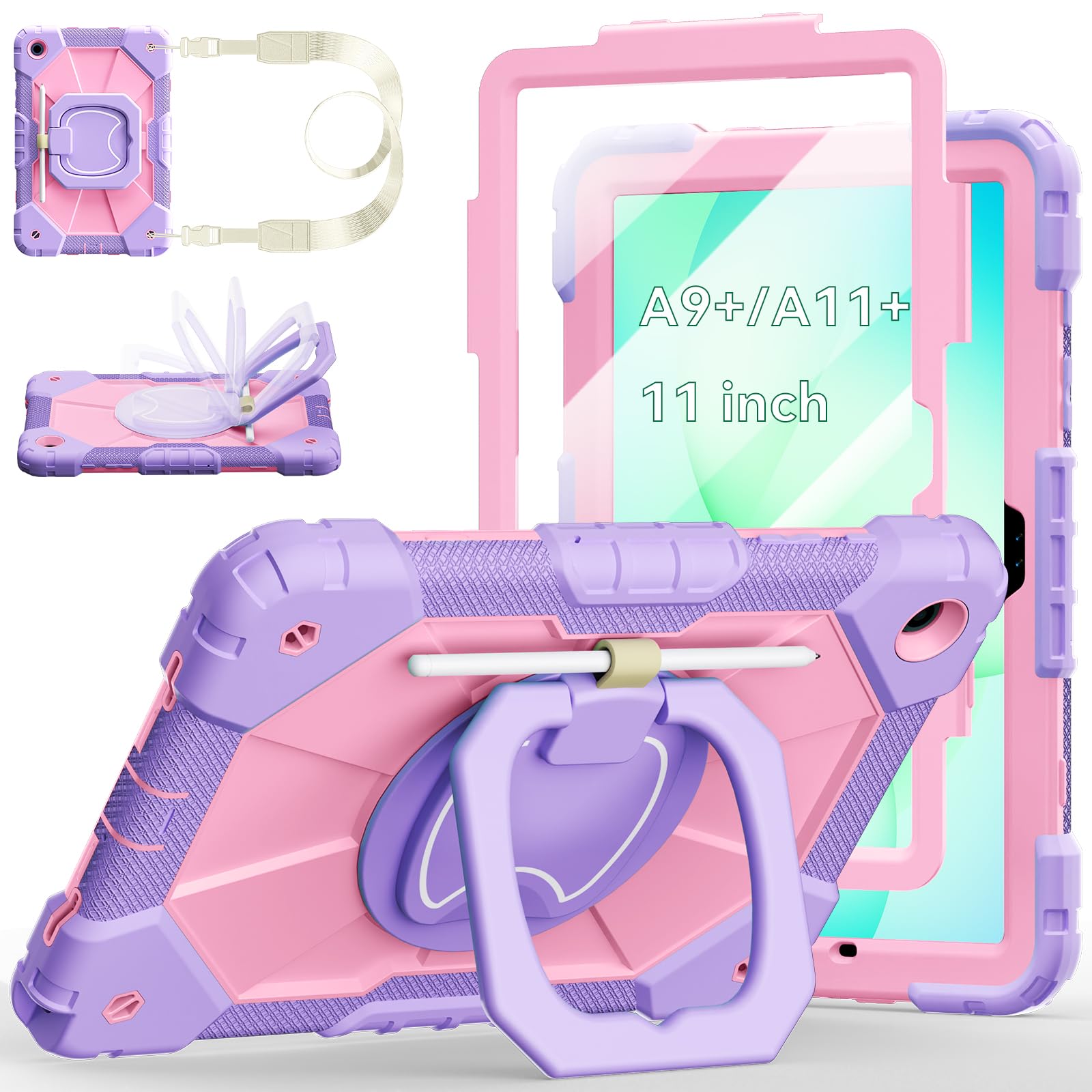 Case for Samsung Galaxy Tab A11+ Plus/A9+ 11 Inch 2025/2023,Ubearkk Case for Samsung Gala…