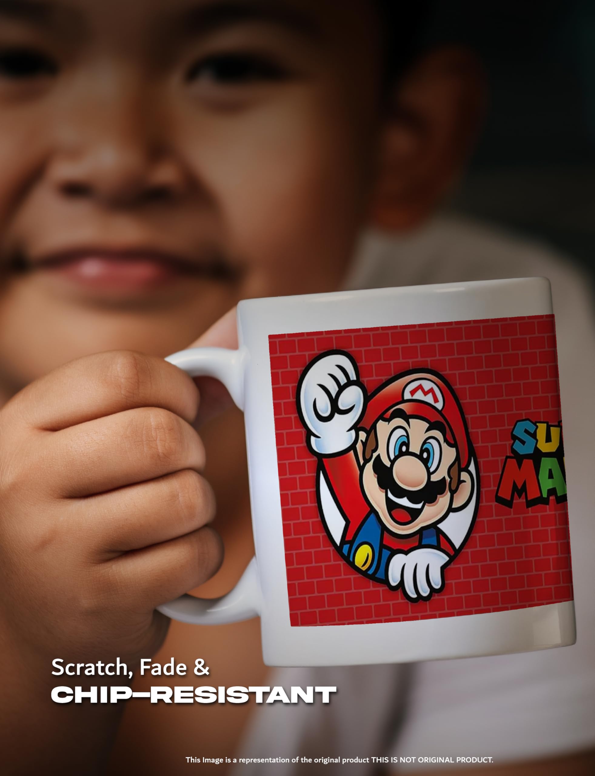Pyramid America - Mario Mug - Super Mario Bros -11 oz. Ceramic Mug for Coffee, Cocoa & Tea Drinks - Perfect Addition to Your Kitchen, Office, Room or