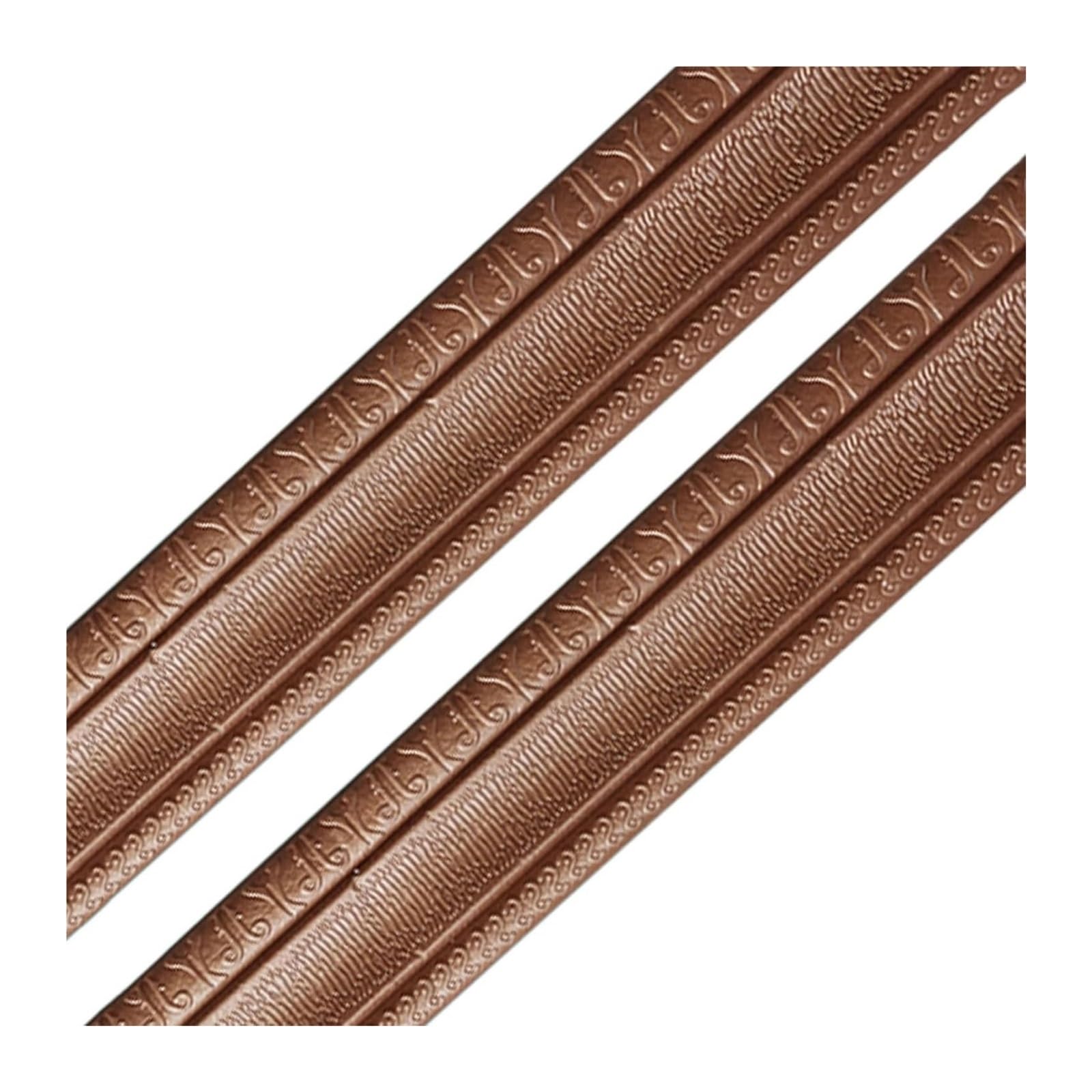 Listwy przypodłogowe, 2 szt. Samoprzylepne listwy przypodłogowe, m 8 cm(Brown)