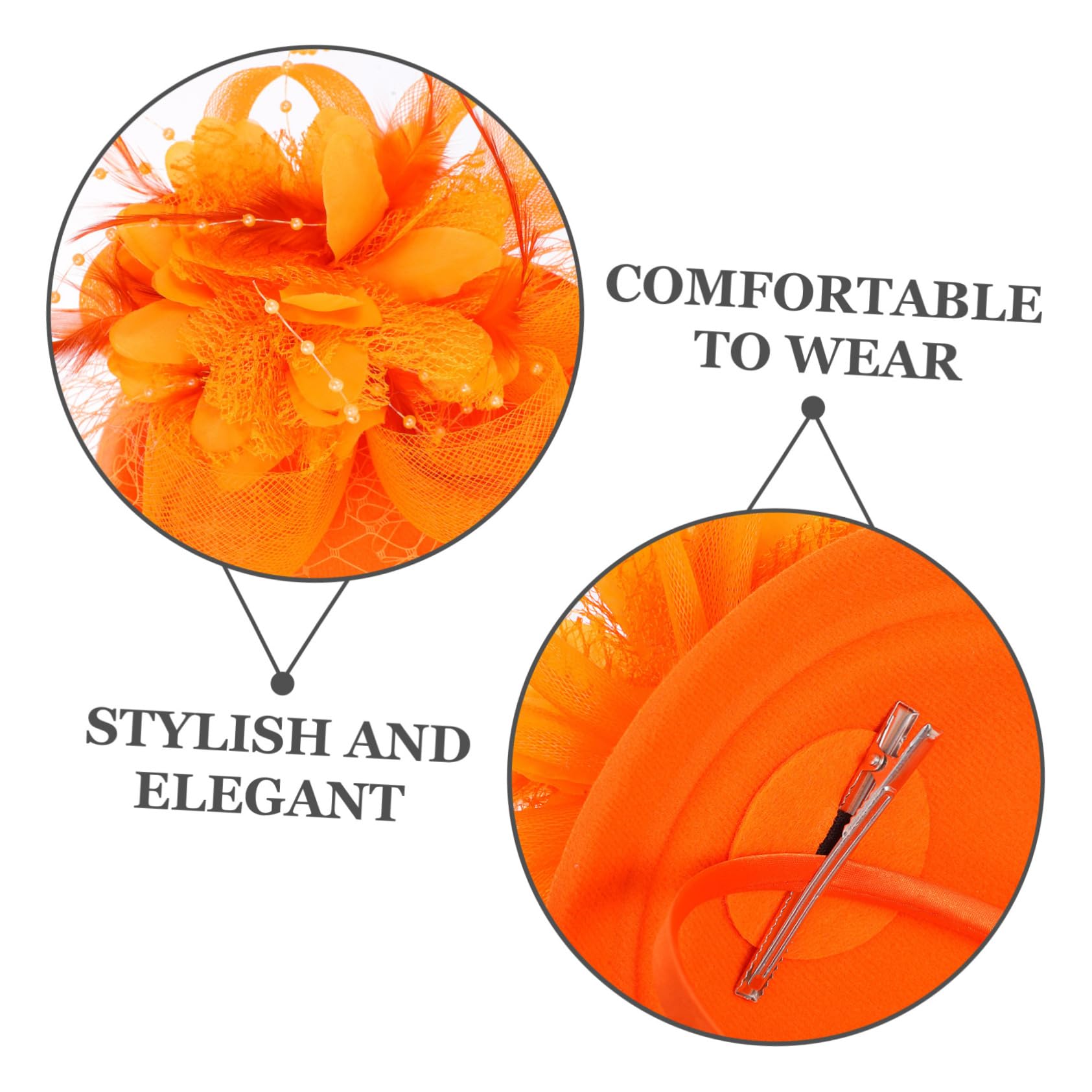 WOONEKY Tocado De Malla Con Pinza Para El Pelo Accesorio Para Bodas Banquetes Fiestas Fiestas De Té Estilo Vintage Para Novias