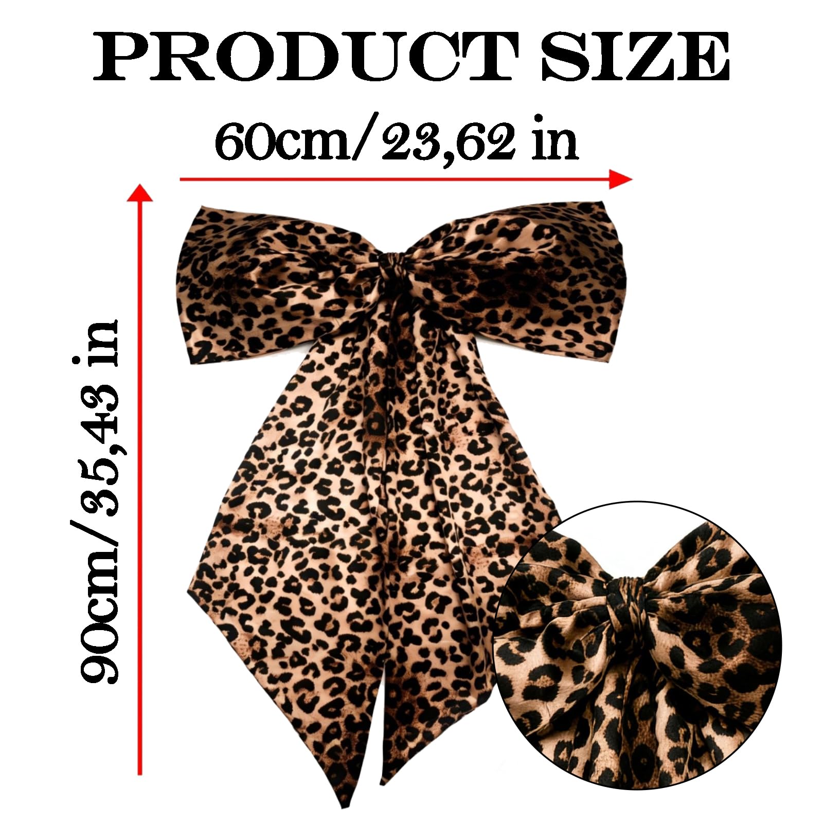 1 lazo grande, diseño de leopardo, lazo de leopardo, decoración de cumpleaños, grandes lazos, para mujeres y niñas, decoración de pared, árbol de Navidad