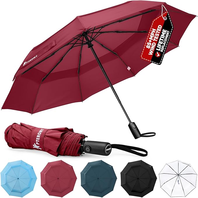Durable Windproof Compact Travel Umbrella only .89: eDeal Info
