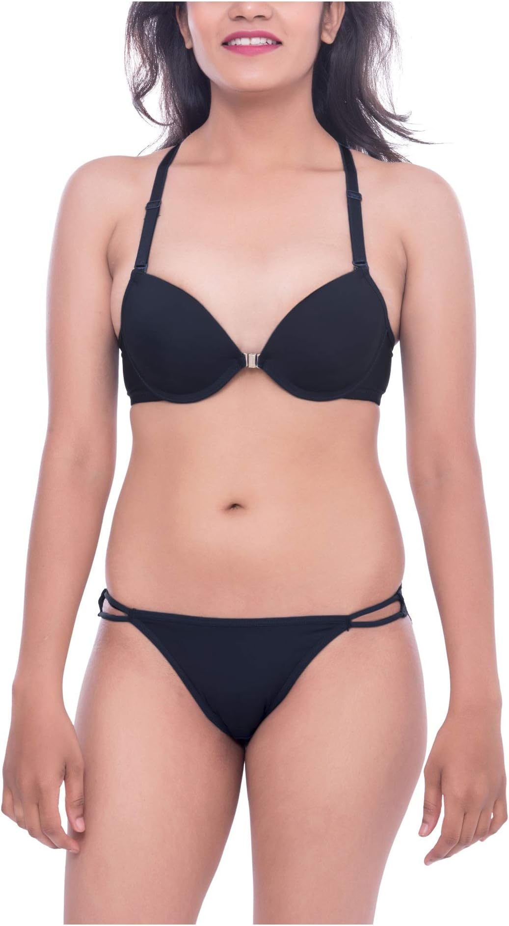 Bare Threads Women's Blended Bra (BT-0051-BLACK36_Black_36")