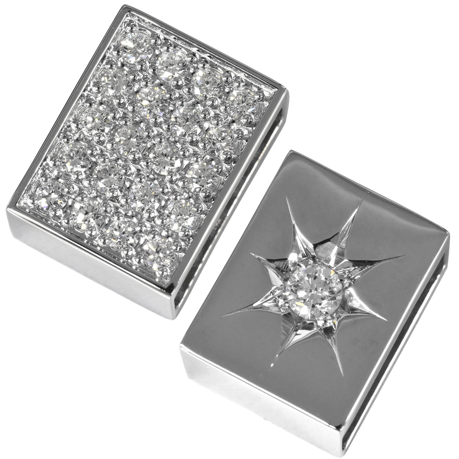 Amazon | ダイヤ 後光留め/パヴェプレート14 ペンダントトップ