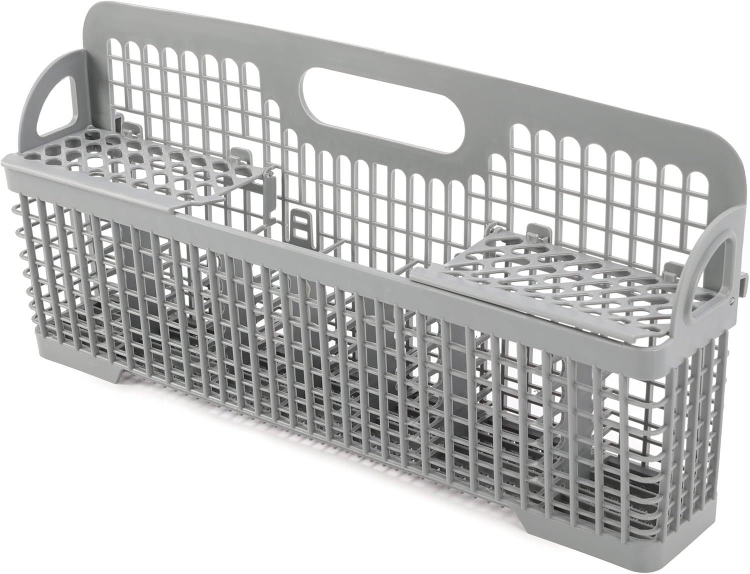 HECASA Universal 8531233 WP8562043 Dishwasher Silverware Basket Fit For Whirlpool Kenmore Dishwasher Replace for AP6012898 PS11746119 WP8531233VP B00LHR20E4 B00IMO5GNC Gray PP Plastic