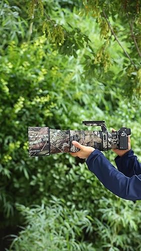Vista 4 de ROLANPRO Funda impermeable de camuflaje para Nikon Z 180-600mm F/5.6-6.3 VR, protector contra la lluvia, funda protectora para lente, ropa - #23