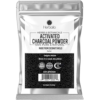 Activated Coconut Charcoal Powder, 1Lb, Food Grade, Teeth Whitening, Facial Mask and Cosmetic Making, Gluten Free, Non-GMO