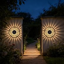 2 Pack LED Outdoor Wall Light Fixtures, Black Front Porch Lights Wall Mount Lighting, Exterior Waterproof Wall Lantern Light Fixture Anti-Rust Farmhouse Wall Sconce for Patio, DoorwayStarlight