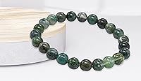 Vista 665 de Amazing Gemstone Pulsera de cristal para mujeres y hombres, pulsera de cristal curativo de protección, pulsera elástica con cuentas de piedras
