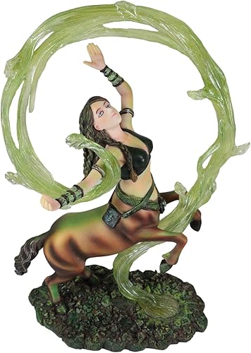 Miniatura 9 de Ebros Gift Anne Stokes Fantasía Arte Tierra Elemental Mago Hechicera Centauridas Invocación Espíritu Gaia Magic Energy Collector Figurine Guerrero