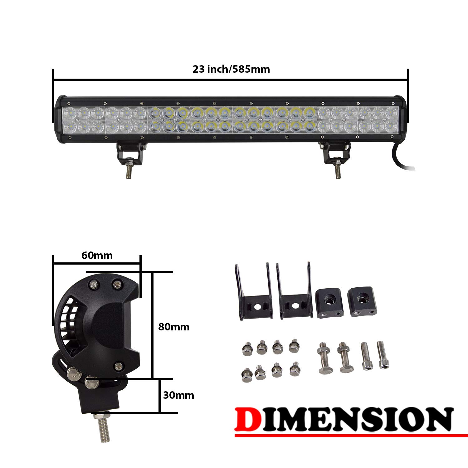 SKYWORLD LED Arbeitsscheinwerfer Bar 59cm 480W LED  Produktbild-Vorschau 13