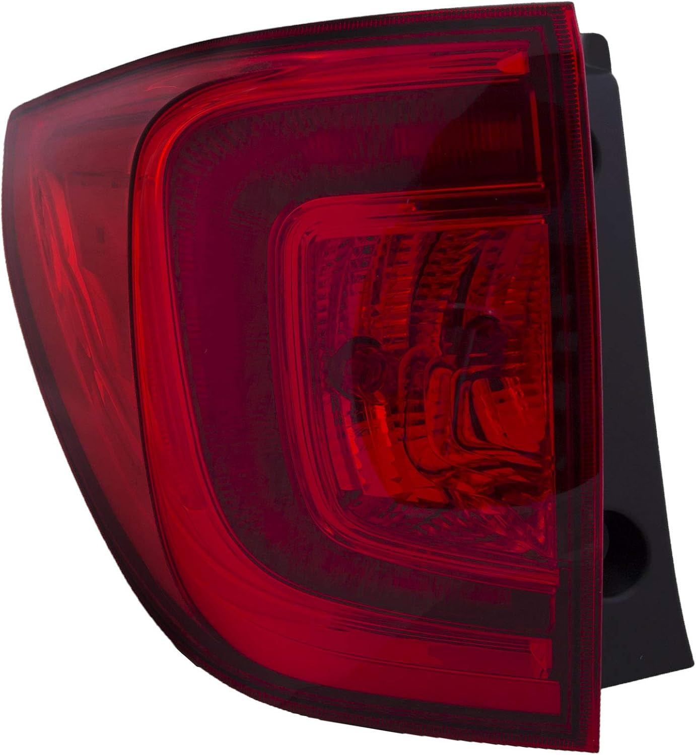 HEADLIGHTSDEPOT Tail Light Left Driver Compatible With Honda Pilot 2016-2017