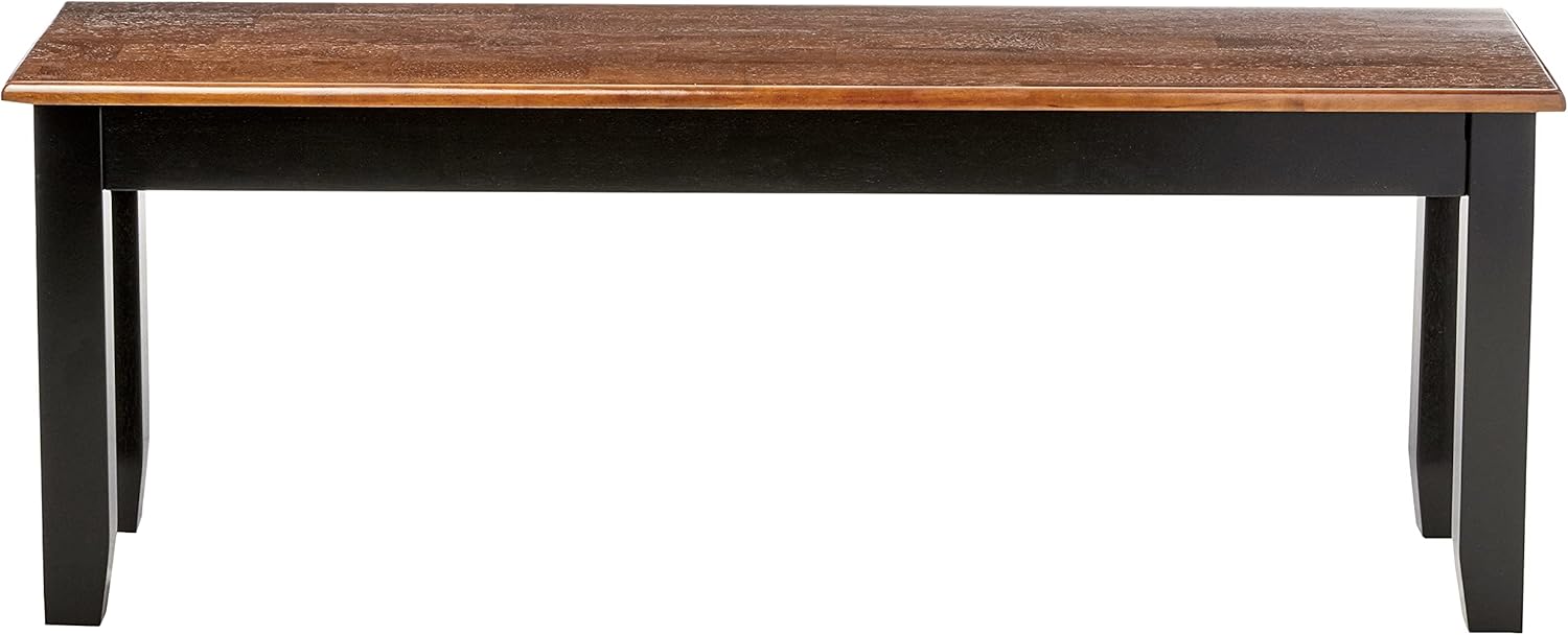 Boraam Bloomington Bench, Black/Cherry