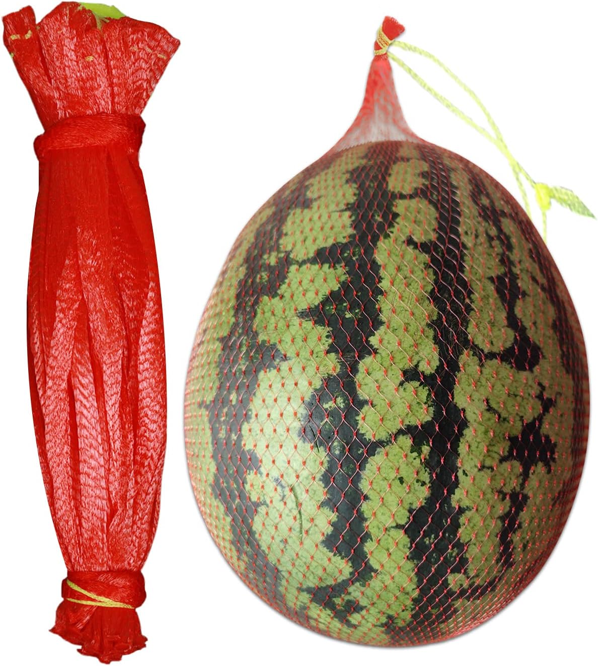 100 Pcs Heavy Duty Watermelon Support Nets - 18 Inch Reusable Mesh Hammocks For Melons, Pumpkins & Fruit