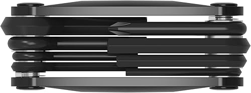 Miniatura 7 de LEZYNE RAP II - Multiherramienta para bicicleta 18 en 1, brocas anticorrosión, hexagonales 2/2.5/3/4/5/6/0.315 in, T10/T25, Phillips, interruptor