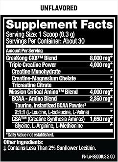 MUTANT CREAKONG CX8 | Advanced Creatine Multiplier | Creatine + Amino Acid Supplement - 249 g | 30 Serving