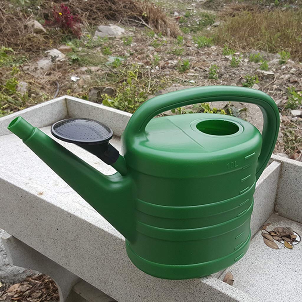 Gießkanne aus Kunststoff, 10 l, Bewässerung, Gartenbewässerung, Komfortbewässerung, 2 Düsen