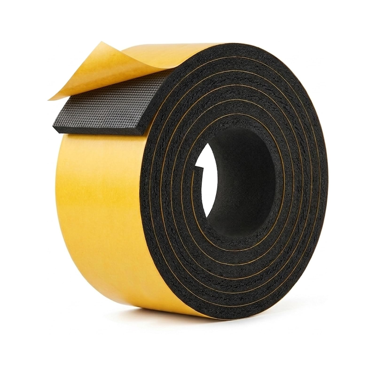 XLTBOMS Neoprene Foam Tape, Self Adhesive Foam Strip - 100mmx6mmx4M