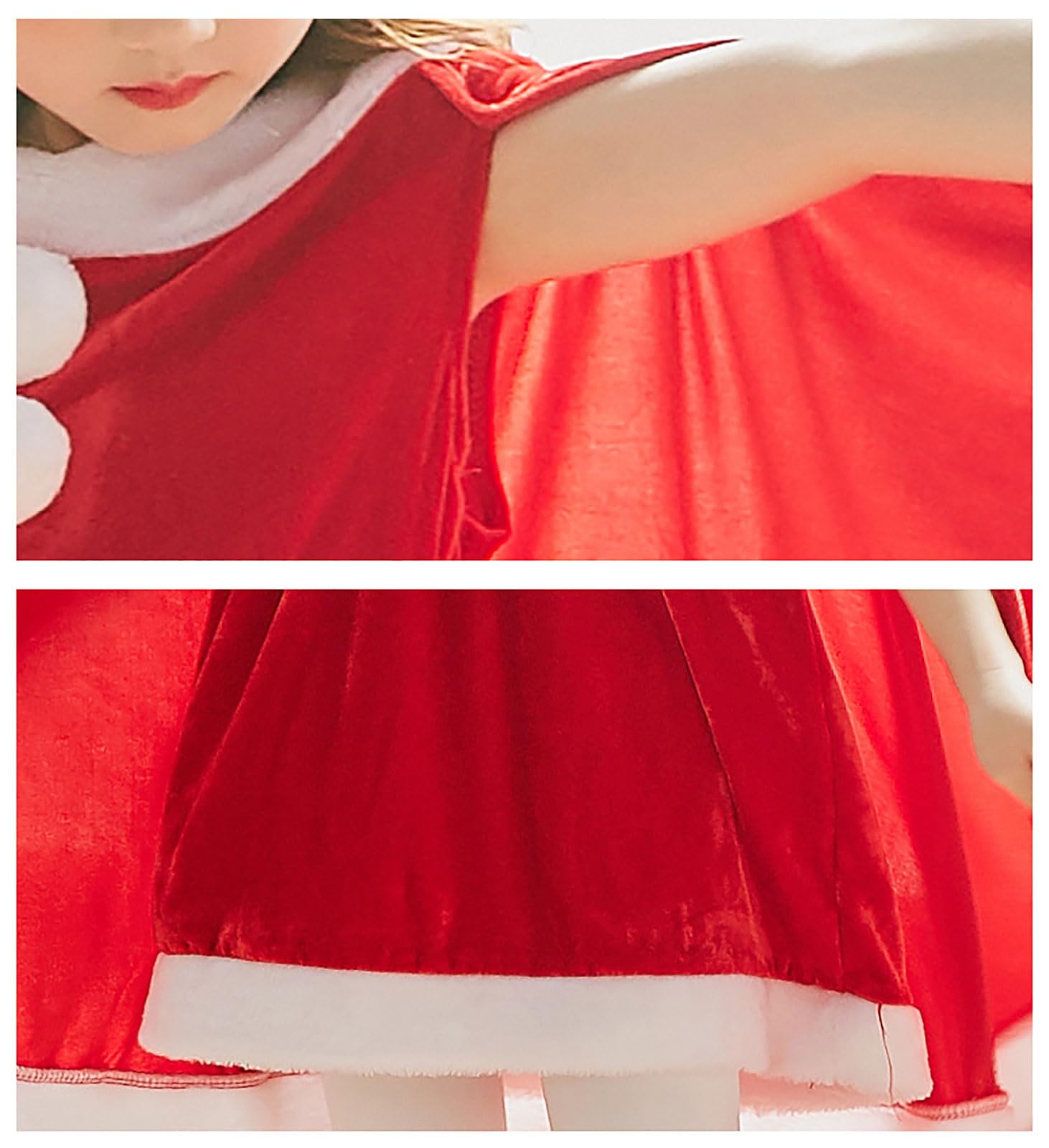 Girls' Christmas Clothing, Christmas Long Sleeved Shawls and Hats, Cute Winter Christmas Clothing